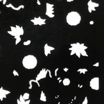 Antique Japanese Katagami Paper Kimono Stencil Katazome Flowers Design C911