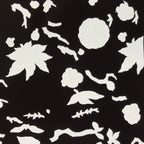 Antique Japanese Katagami Paper Kimono Stencil Katazome Flowers Leaves C912