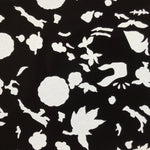 Antique Japanese Katagami Paper Kimono Stencil Katazome Flowers Leaves C912