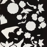 Antique Japanese Katagami Paper Kimono Stencil Katazome Flowers Leaves C912