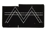 Antique Japanese Katagami Paper Kimono Stencil Katazome Geometric Line A846