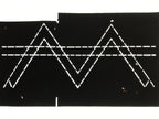 Antique Japanese Katagami Paper Kimono Stencil Katazome Geometric Line A846