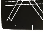 Antique Japanese Katagami Paper Kimono Stencil Katazome Geometric Line A846