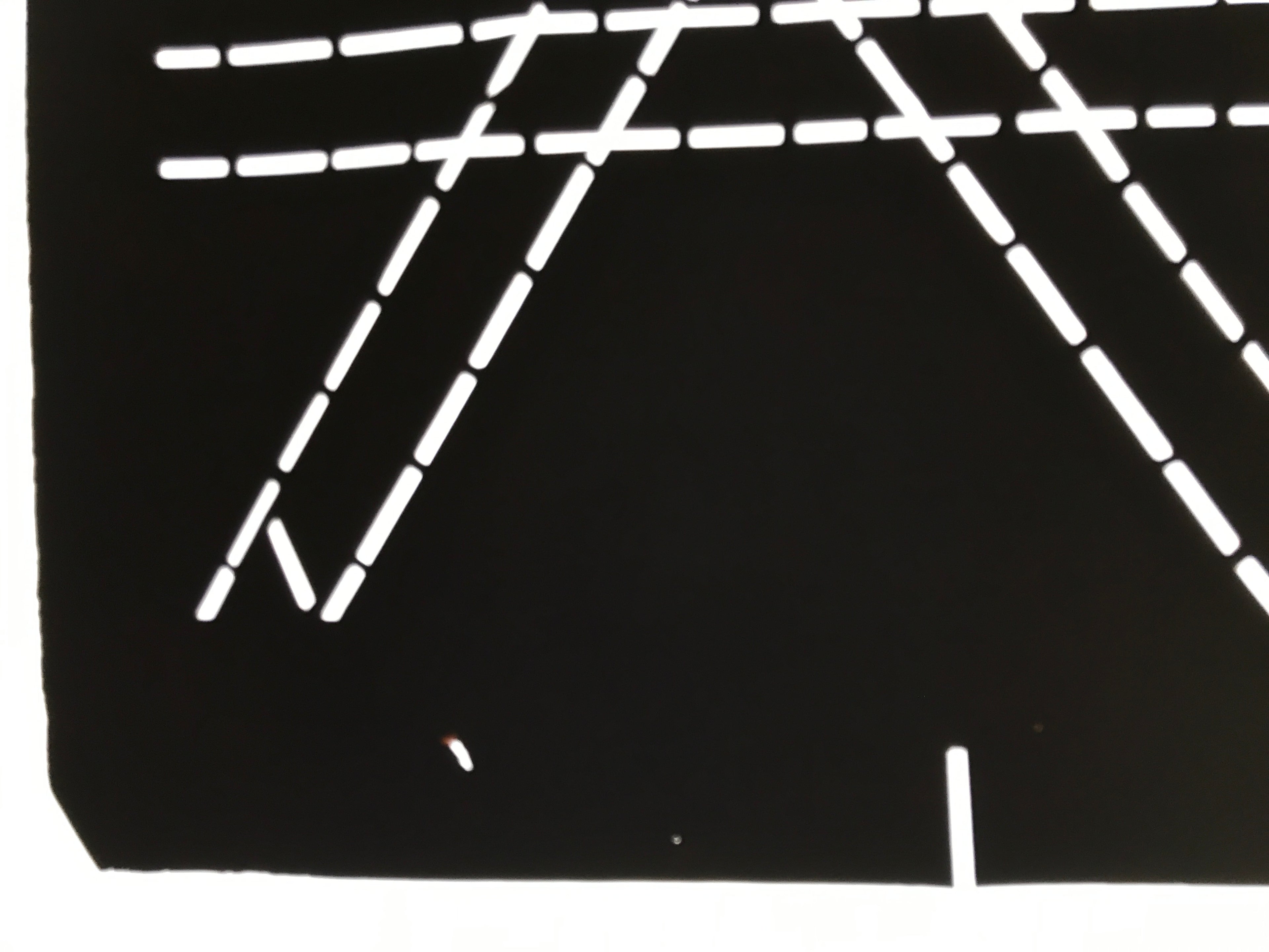 Antique Japanese Katagami Paper Kimono Stencil Katazome Geometric Line A846