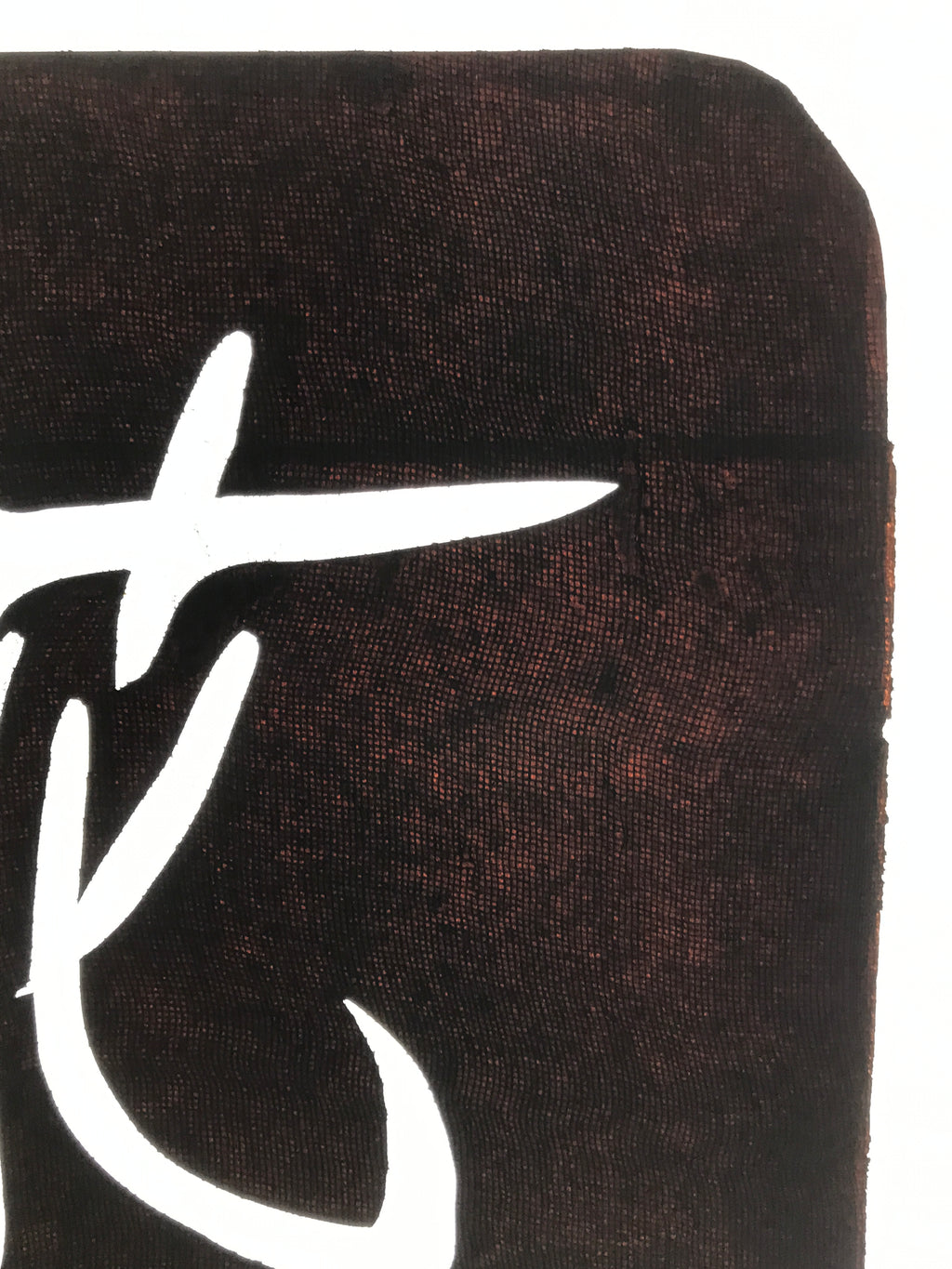 Antique Japanese Katagami Paper Kimono Stencil Katazome Hana Flower Kanji A773