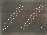 Antique Japanese Katagami Paper Kimono Stencil Katazome Hana Flower Pattern A756