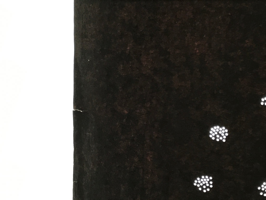 Antique Japanese Katagami Paper Kimono Stencil Katazome Hana Flower Pattern A756