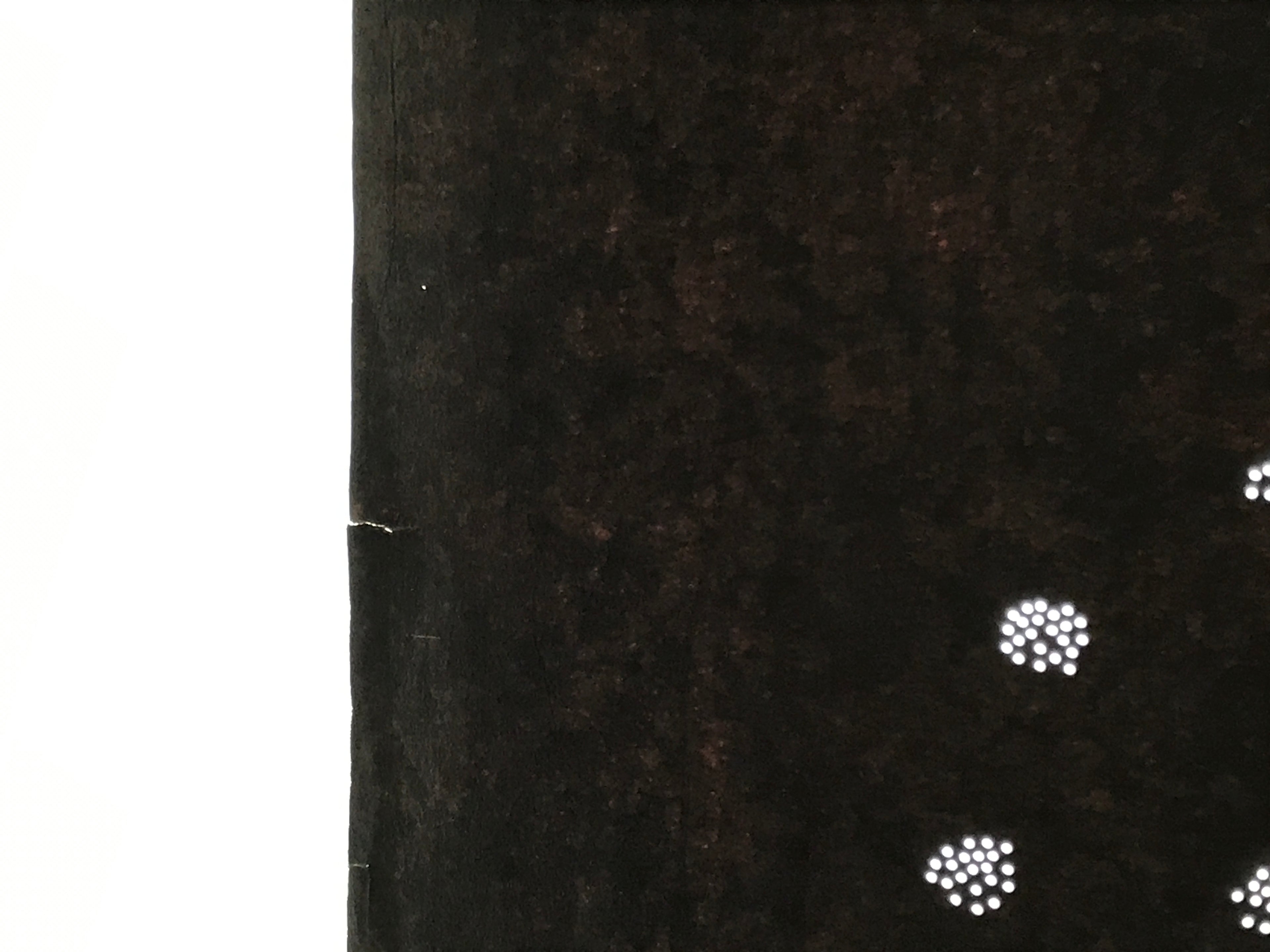 Antique Japanese Katagami Paper Kimono Stencil Katazome Hana Flower Pattern A756