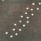 Antique Japanese Katagami Paper Kimono Stencil Katazome Hana Flower Pattern A756