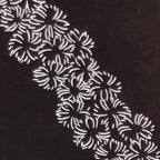 Antique Japanese Katagami Paper Kimono Stencil Katazome Hana Flower Pattern A757