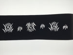 Antique Japanese Katagami Paper Kimono Stencil Katazome Hanashobu Iris A790