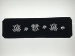 Antique Japanese Katagami Paper Kimono Stencil Katazome Hanashobu Iris A790