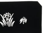Antique Japanese Katagami Paper Kimono Stencil Katazome Hanashobu Iris A790