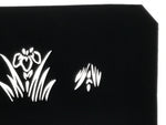 Antique Japanese Katagami Paper Kimono Stencil Katazome Hanashobu Iris A790