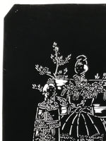 Antique Japanese Katagami Paper Kimono Stencil Katazome Hina Tachibina A807