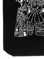 Antique Japanese Katagami Paper Kimono Stencil Katazome Hina Tachibina A807