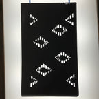 Antique Japanese Katagami Paper Kimono Stencil Katazome Hishi Bird Design C955