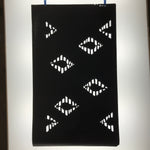 Antique Japanese Katagami Paper Kimono Stencil Katazome Hishi Bird Design C955