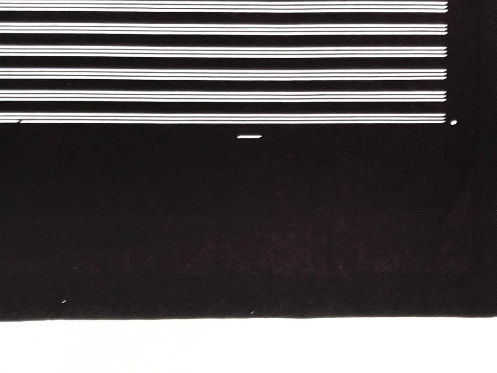 Antique Japanese Katagami Paper Kimono Stencil Katazome Horizontal Stripes A879