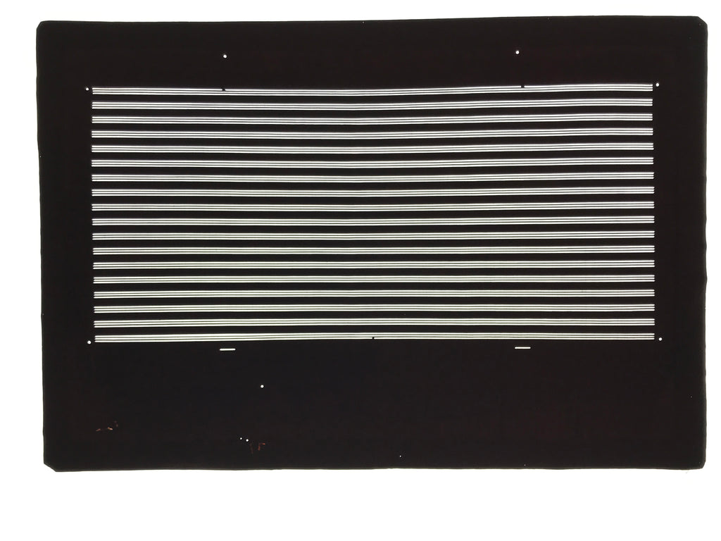 Antique Japanese Katagami Paper Kimono Stencil Katazome Horizontal Stripes A879