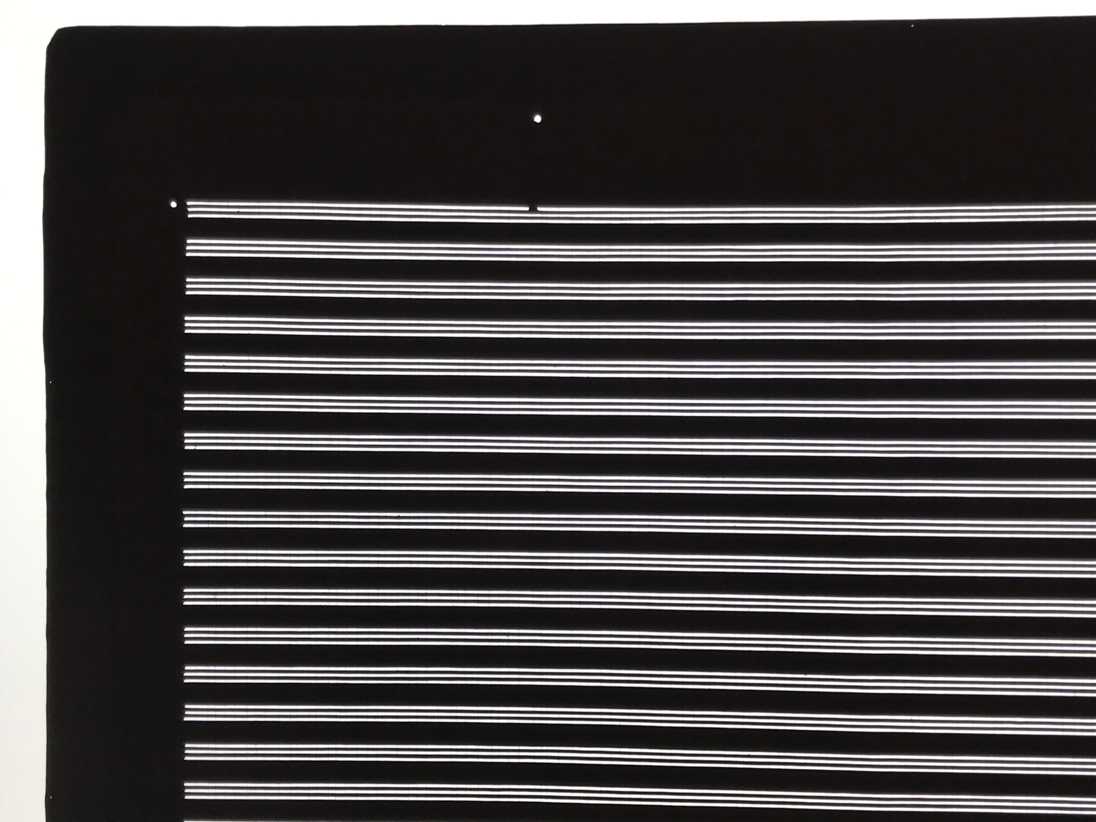 Antique Japanese Katagami Paper Kimono Stencil Katazome Horizontal Stripes A879
