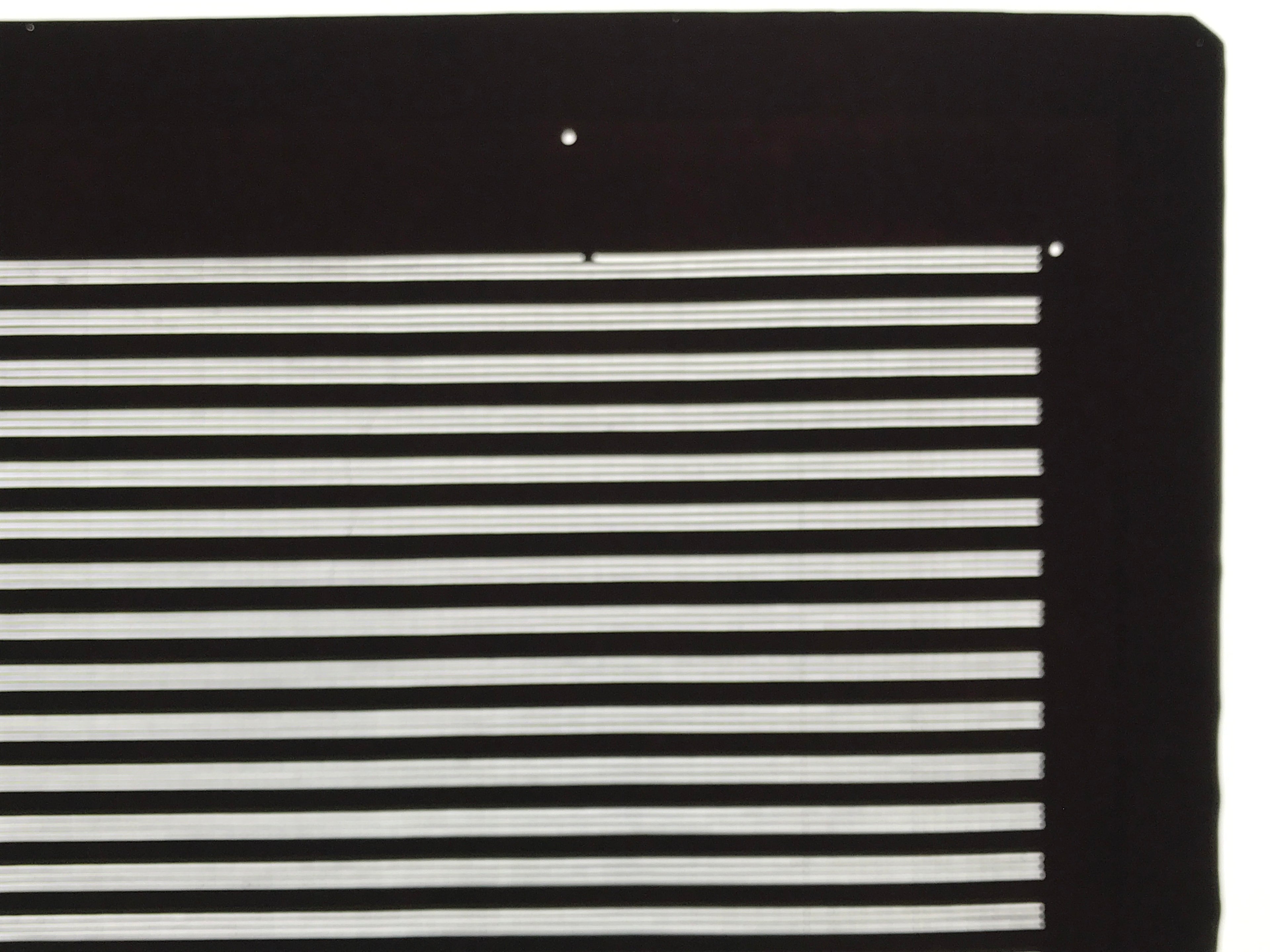 Antique Japanese Katagami Paper Kimono Stencil Katazome Horizontal Stripes A879