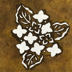 Antique Japanese Katagami Paper Kimono Stencil Katazome Hydrangea Ajisai A787