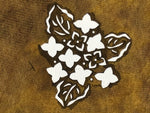 Antique Japanese Katagami Paper Kimono Stencil Katazome Hydrangea Ajisai A787