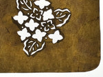 Antique Japanese Katagami Paper Kimono Stencil Katazome Hydrangea Ajisai A787