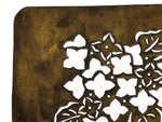 Antique Japanese Katagami Paper Kimono Stencil Katazome Hydrangea Ajisai A787