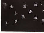 Antique Japanese Katagami Paper Kimono Stencil Katazome Hydrangea Floral A880
