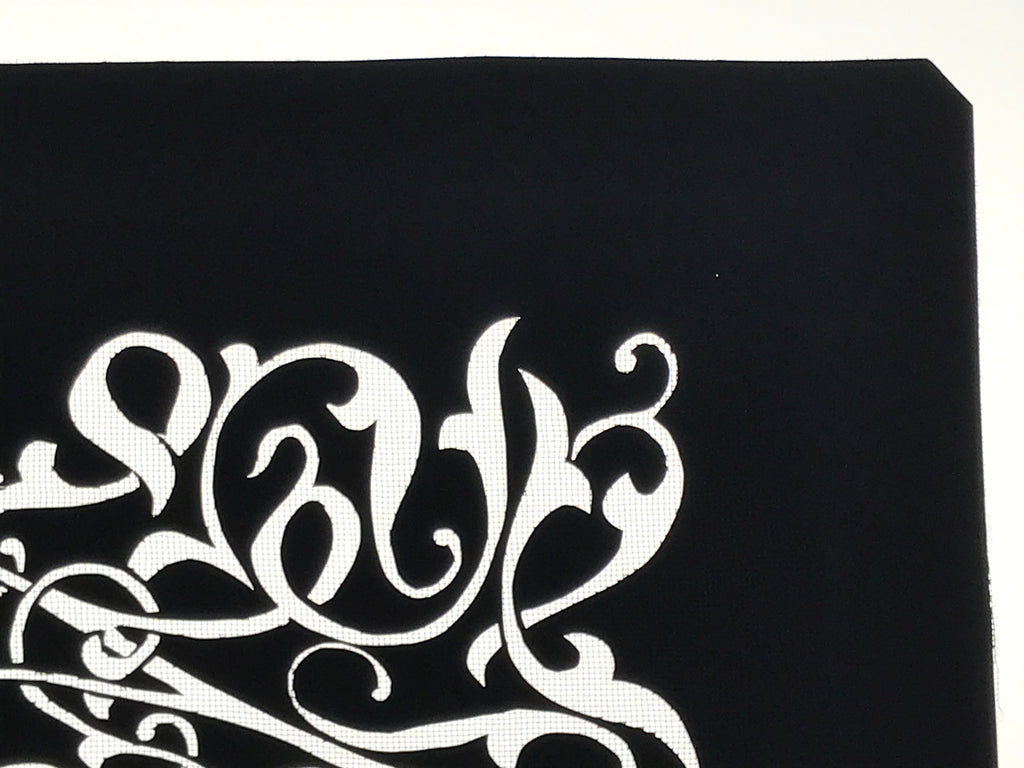 Antique Japanese Katagami Paper Kimono Stencil Katazome Karakusa Vines A786