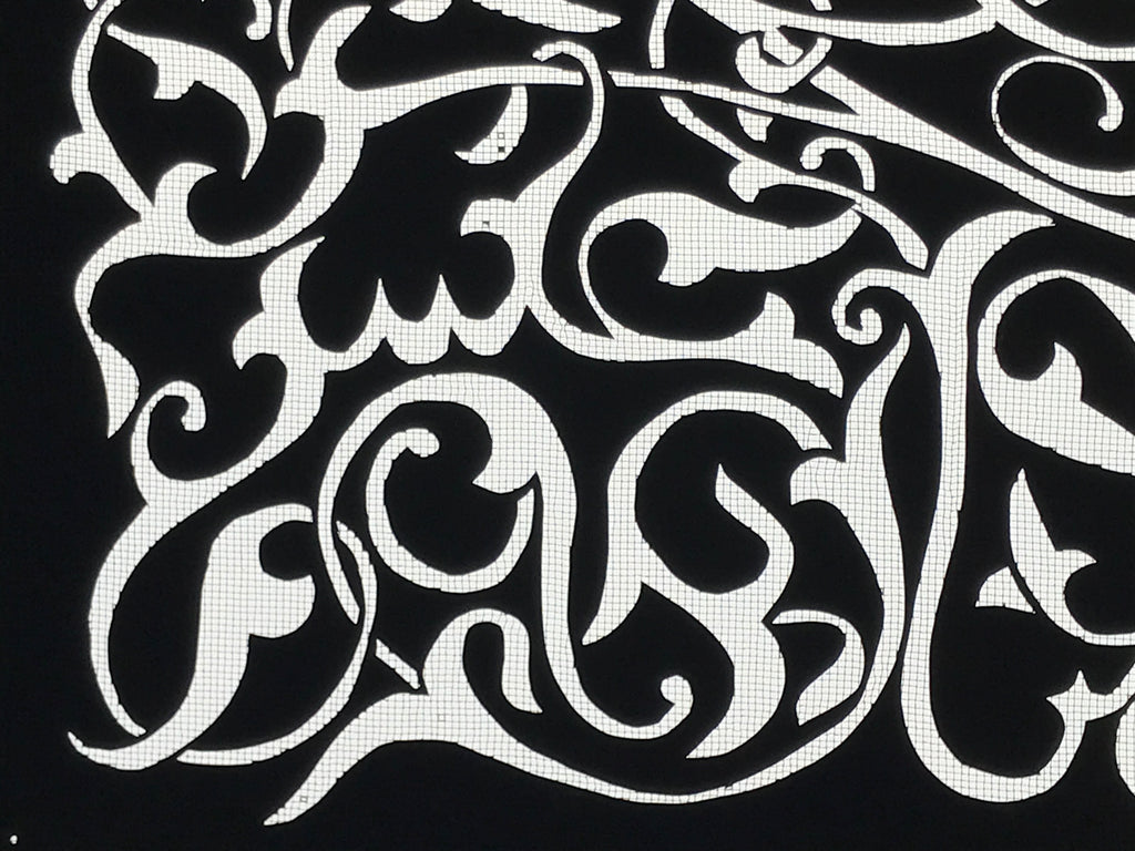 Antique Japanese Katagami Paper Kimono Stencil Katazome Karakusa Vines A786