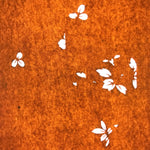 Antique Japanese Katagami Paper Kimono Stencil Katazome Leaf Plant Design C960