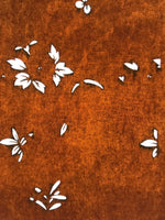 Antique Japanese Katagami Paper Kimono Stencil Katazome Leaf Plant Design C967