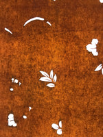 Antique Japanese Katagami Paper Kimono Stencil Katazome Leaf Plant Design C968