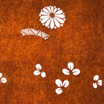 Antique Japanese Katagami Paper Kimono Stencil Katazome Leaf Plant Design C969