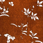 Antique Japanese Katagami Paper Kimono Stencil Katazome Leaf Plant Design C972