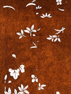 Antique Japanese Katagami Paper Kimono Stencil Katazome Leaf Plant Design C978