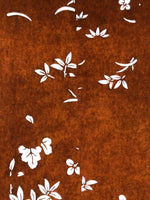 Antique Japanese Katagami Paper Kimono Stencil Katazome Leaf Plant Design C978