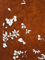 Antique Japanese Katagami Paper Kimono Stencil Katazome Leaf Plant Design C978