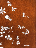 Antique Japanese Katagami Paper Kimono Stencil Katazome Leaf Plant Design C978