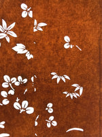 Antique Japanese Katagami Paper Kimono Stencil Katazome Leaf Plant Design C978