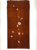 Antique Japanese Katagami Paper Kimono Stencil Katazome Leaf Plant Design C979