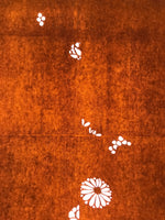 Antique Japanese Katagami Paper Kimono Stencil Katazome Leaf Plant Design C979