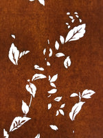 Antique Japanese Katagami Paper Kimono Stencil Katazome Leaf Plant Design C980