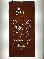 Antique Japanese Katagami Paper Kimono Stencil Katazome Leaf Plant Design C981