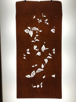 Antique Japanese Katagami Paper Kimono Stencil Katazome Leaf Plant Design C983