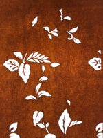 Antique Japanese Katagami Paper Kimono Stencil Katazome Leaf Plant Design C983