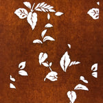 Antique Japanese Katagami Paper Kimono Stencil Katazome Leaf Plant Design C983